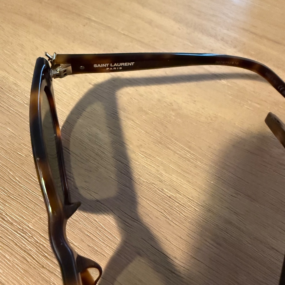 Saint Laurent Eyewear Sunglasses SL M126 003 Havana Squared RP: $508 - Picture 15 of 16